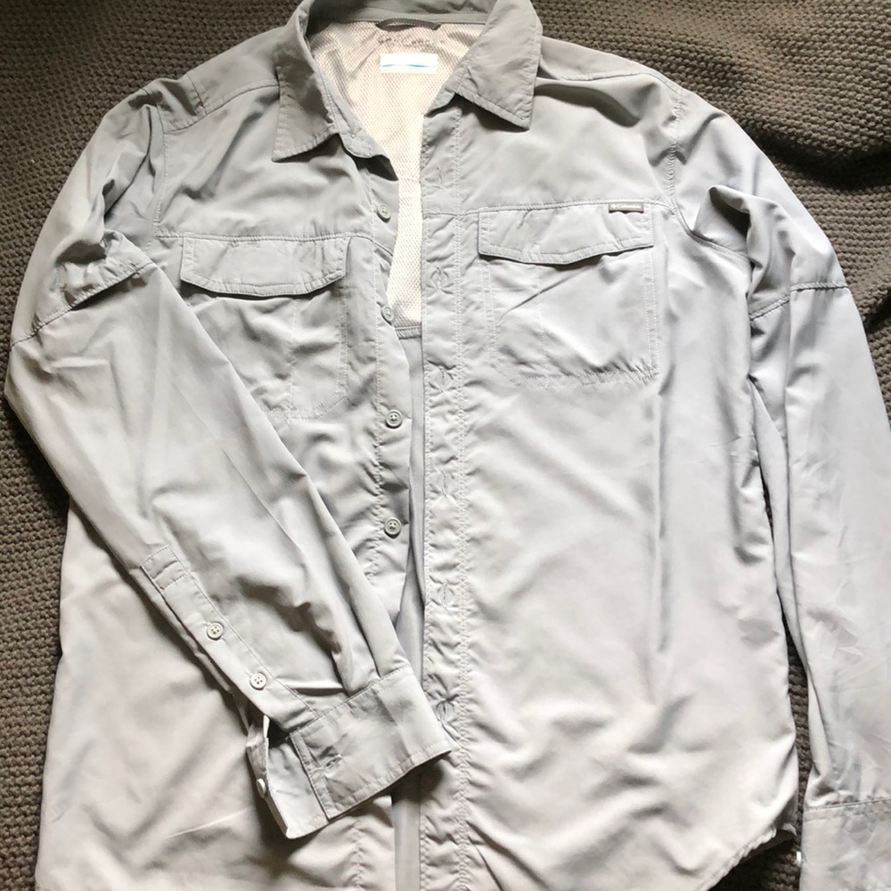 Long sleeve Omni wick button up